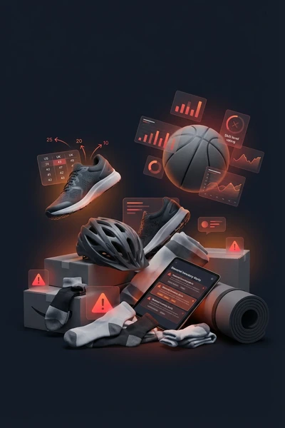 Sporting Goods data challenges visualization