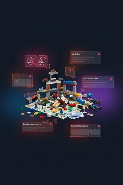 Toys & Games data challenges visualization